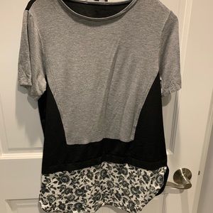 Thakoon Floral Colorblock Top